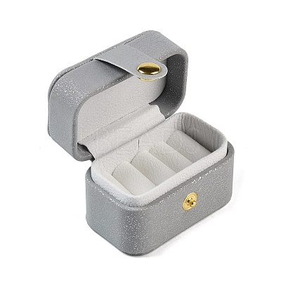 Imitation Leather Ring Organizer Storage Cases CON-G023-11D-1