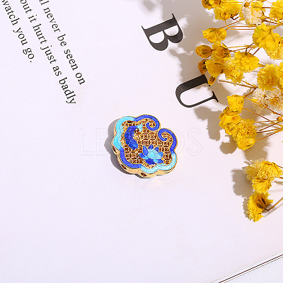 Brass Enamel Beads PW23030834267-1
