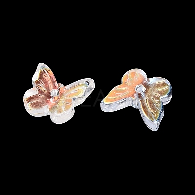 Electroplate Transparent Glass Beads EGLA-N057-03A-1