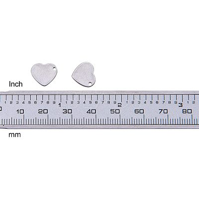 Handmade Gifts Ideas for Valentines Day 304 Stainless Steel Stamping Blank Tag Pendants STAS-PH0010-20-1