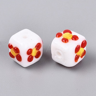 Handmade Bumpy Lampwork Beads LAMP-N042-22A-1