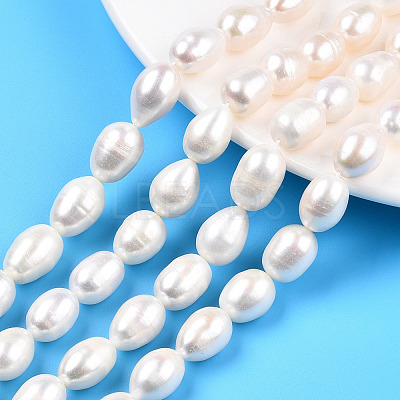 Natural Cultured Freshwater Pearl Beads Strands PEAR-N012-10B-1