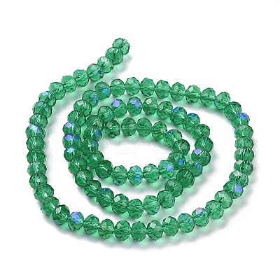 Electroplate Glass Beads Strands EGLA-A034-T3mm-L12-1