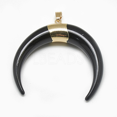 Resin Pendants RESI-S357-026B-1