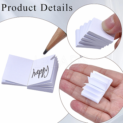 Paper Mini Book Display Decorations DJEW-CP0001-45B-1