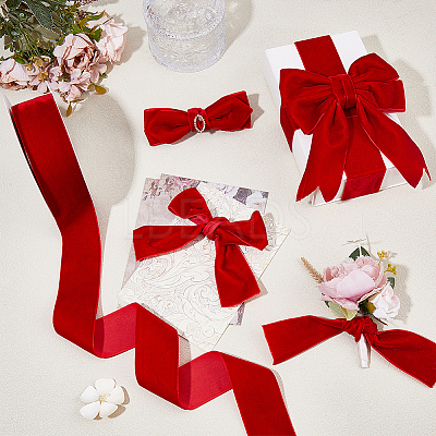 Velvet Ribbon OCOR-WH0078-529B-1