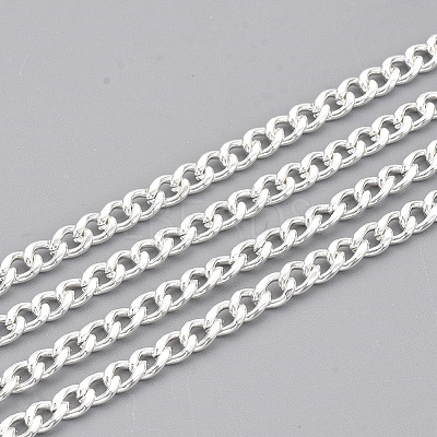 304 Stainless Steel Curb Chains CHS-T002-03A-1