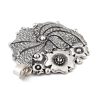 Tibetan Style Alloy Big Pendants PALLOY-D362-02AS-A-1