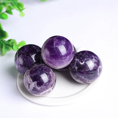 Natural Amethyst Crystal Ball PW-WG45537-02-1