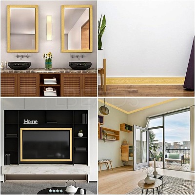 1Pc PVC Foam 3D Self-Adhesive Waterproof Wallpaper Border DIY-CP0011-42C-1