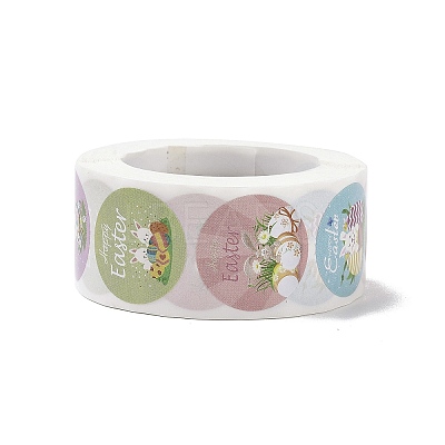 8 Patterns Easter Theme Self Adhesive Paper Sticker Rolls X1-DIY-C060-03D-1