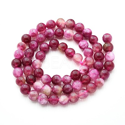 Natural Quartz Beads Strands G-N355-6mm-14-1