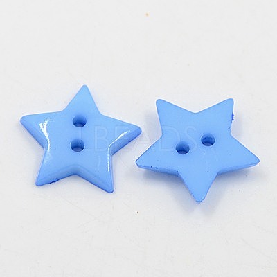 Acrylic Sewing Buttons BUTT-E070-B-M-1