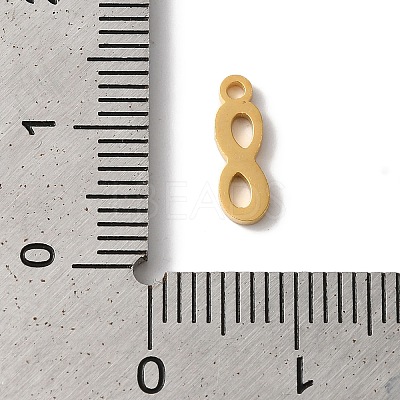 PVD Vacuum Plating 304 Stainless Steel Charms STAS-L081-019G-1