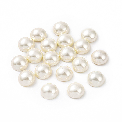 Shell Pearl Half Drilled Beads BSHE-G011-01-12mm-1