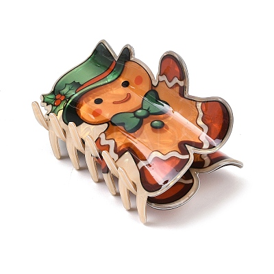 Christmas Acetic Acid Claw Hair Clips for Women Girls PHAR-G016-01B-1