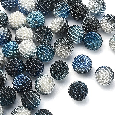 50Pcs Imitation Pearl Acrylic Beads OACR-YW0001-11J-1