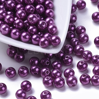 Imitation Pearl Acrylic Beads PL610-05-1