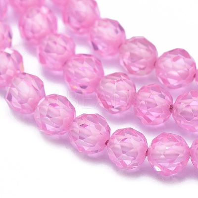 Cubic Zirconia Beads Strands G-G792-47-05C-1
