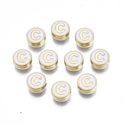 Alloy Enamel Beads ENAM-N052-006-01C-RS-1