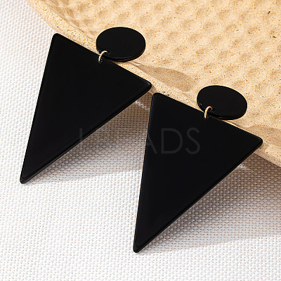 Triangle Acrylic Dangle Stud Earrings FS-WG90AB3-02-1