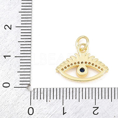 Brass Micro Pave Cubic Zirconia Pendants KK-F938-37G-02-1