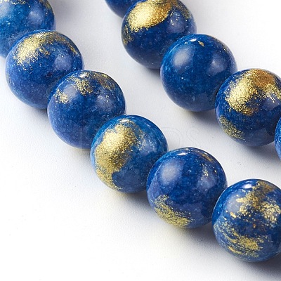 Natural Mashan Jade Beads Strands G-F670-A19-8mm-1
