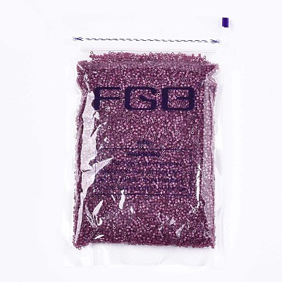 FGB 11/0 Grade A Baking Paint Glass Seed Beads SEED-S030-1147-1