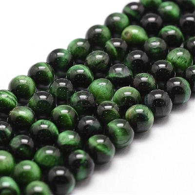 Natural Tiger Eye Bead Strands G-D840-54-8mm-01-1