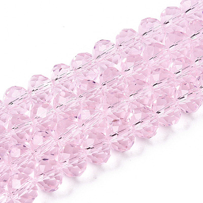 Glass Beads Strands EGLA-A034-T6mm-D10-1