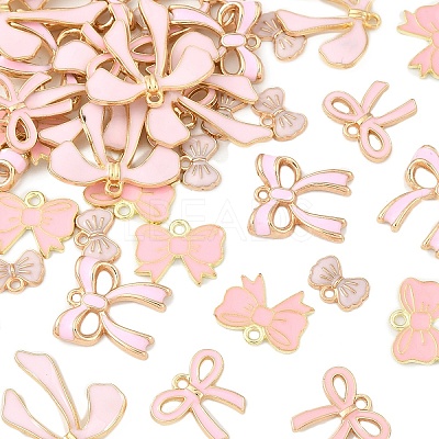 50Pcs 5 Styles Alloy Enamel Charms ENAM-YW0005-82-1