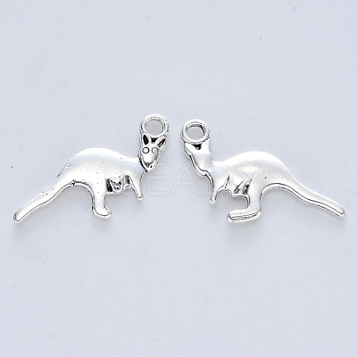 Tibetan Style Alloy Pendants TIBE-R316-070AS-RS-1