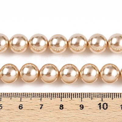 Glass Pearl Beads Strands HY-G002-01E-11-1