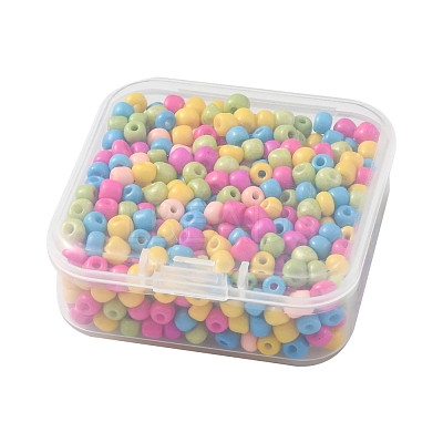 55G 6/0 Baking Paint Glass Seed Beads SEED-FS0001-01-1