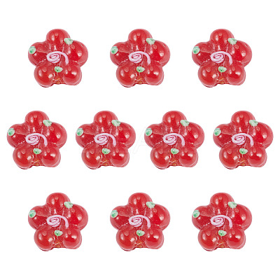 10Pcs Handmade Lampwork Beads LAMP-TADJ0001-01A-1