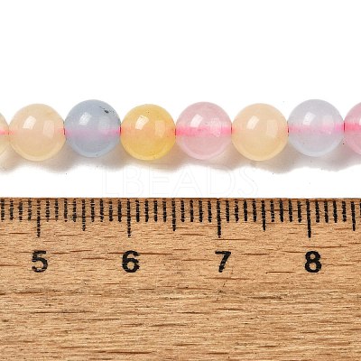 Dyed Natural Malaysia Jade Beads Strands G-G021-02A-14-1