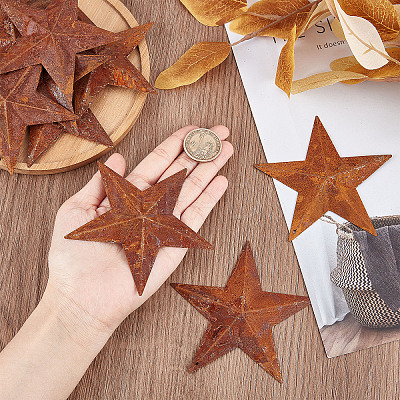 Rust Iron Big Pendants IFIN-WH0065-16C-1