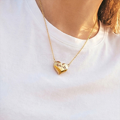 304 Stainless Steel Pendant Necklaces WGF71AA-01-1