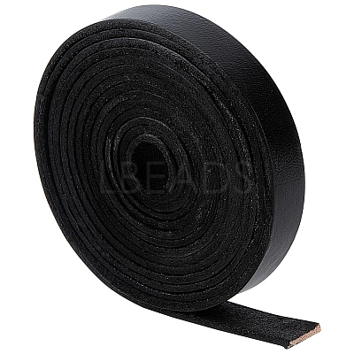 2M Flat Leather Cord LC-WH0007-07B-1