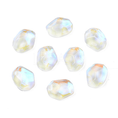 Glass Rhinestone Cabochons MRMJ-N029-07-10-1