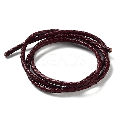 Braided Leather Cord VL3mm-28-1