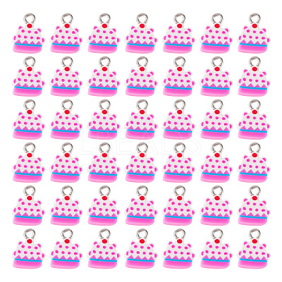 100Pcs Handmade Polymer Clay Charms CLAY-TA0001-96A-1