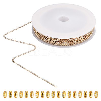 10 Yards Brass Faceted Ball Chains CHC-SP0001-05G-1