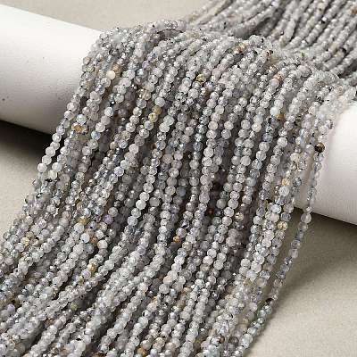 Natural Labradorite Beads Strands G-RM2025-10-2mm-1
