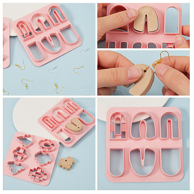 3Pcs 3 Styles ABS Plastic Plasticine Tools DIY-SC0025-44-1