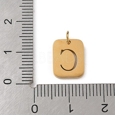 304 Stainless Steel Charms LS-STAS-R001-01G-C-1
