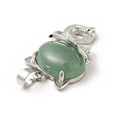 Natural & Synthetic Mixed Gemstone Pendants G-G871-04P-1