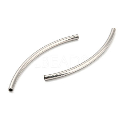 Non-Tarnish 304 Stainless Steel Tube Beads STAS-B047-27O-P-1