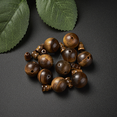 Natural Tiger Eye Buddhist Beads G-TA0001-02A-1