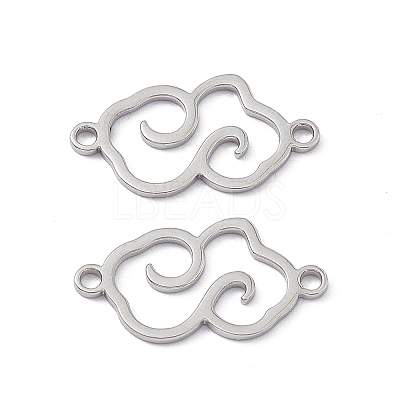 Non-Tarnish 304 Stainless Steel Connector Charms STAS-A071-01P-1